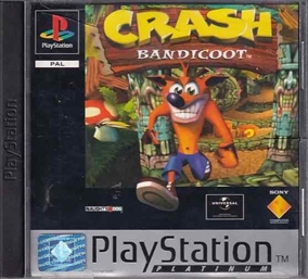 Crash Bandicoot - Platinum - PS1 (B Grade) (Used) (eng)